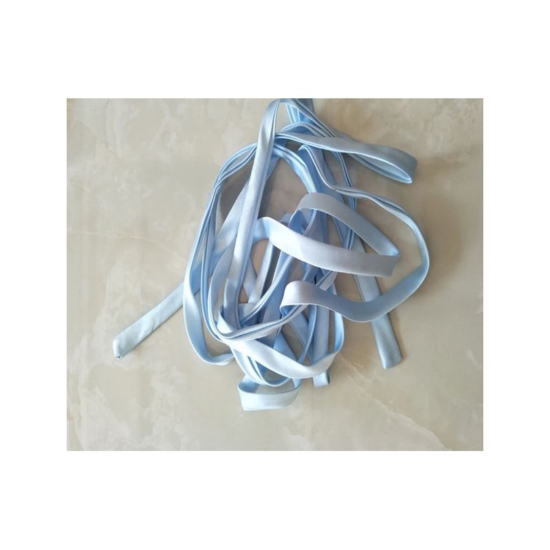 Lacet / ruban satiné : BLEU CIEL
