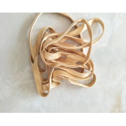 Lacet / ruban satiné : CHAMPAGNE