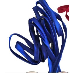 Lacet / ruban satiné : BLEU...