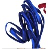 Lacet / ruban satiné : BLEU ROI