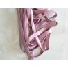 Lacet / ruban satiné : ROSE POUDRE