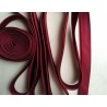 Lacet / ruban satiné : BORDEAUX
