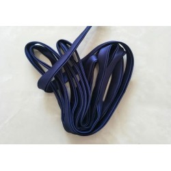 Lacet / ruban satiné : BLEU MARINE