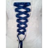 Lacet / ruban satiné : BLEU MARINE