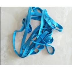 Lacet / ruban satiné : TURQUOISE