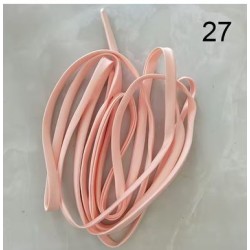 Lacet / ruban satiné : SAUMON