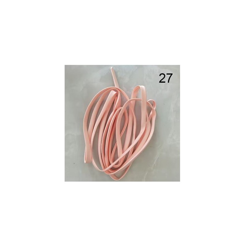 Lacet / ruban satiné : SAUMON