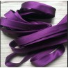 Lacet / ruban satiné : VIOLET FONCE