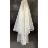 Voile court : ivoire