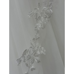Voile long : ivoire