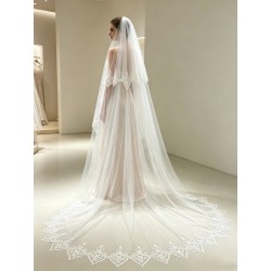 Voile long : ivoire