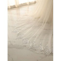 Voile long : ivoire