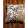 Coussin toile de jute