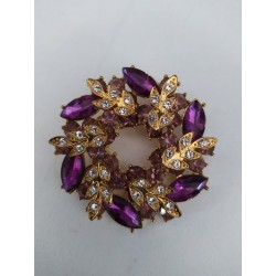 Broche doré