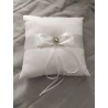 Coussin blanc cassé