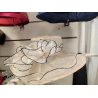 Chapeau organza : saumon