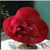 Chapeau : bordeaux
