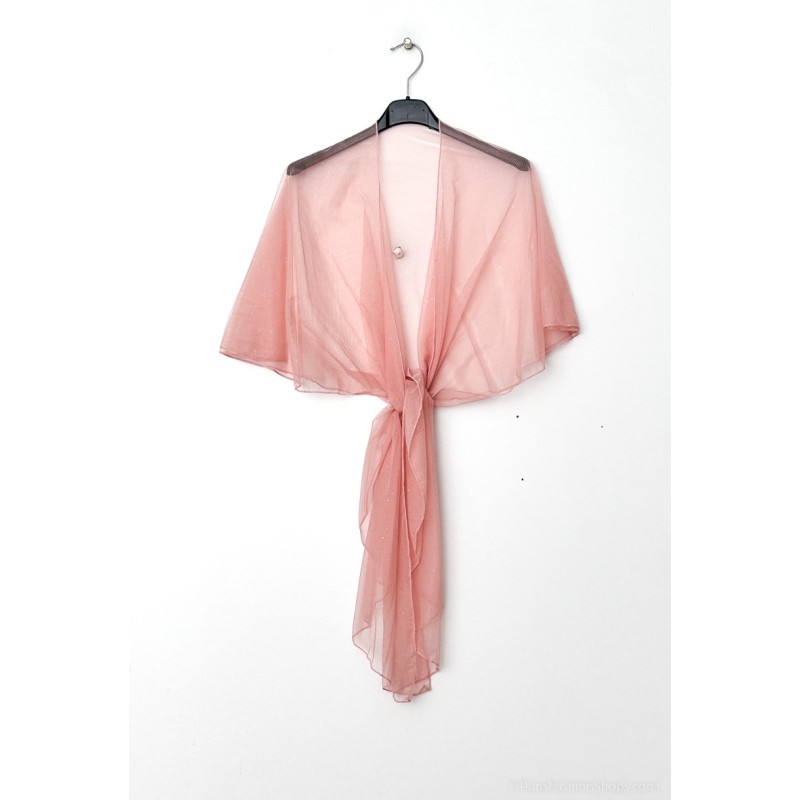 Etole en tulle : vieux rose