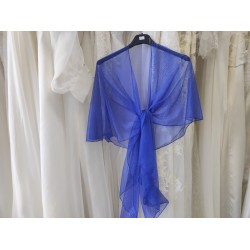 Etole en tulle : bleu roi