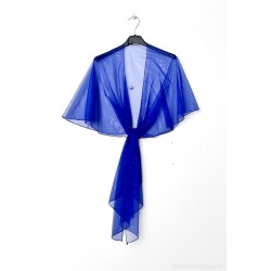 Etole en tulle : bleu roi
