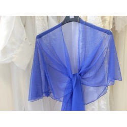 Etole en tulle : bleu roi