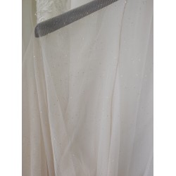 Etole en tulle : beige