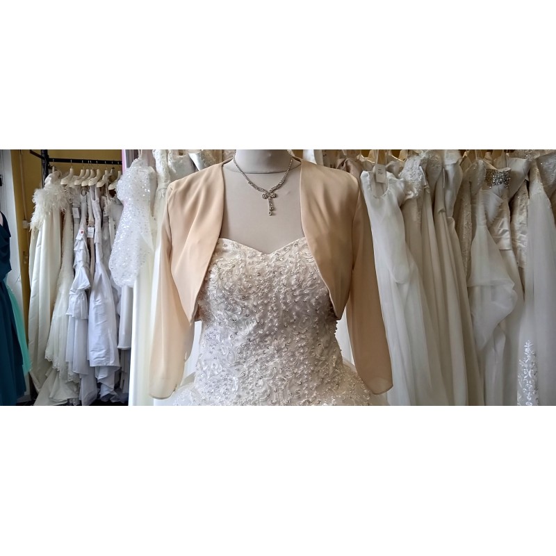 Veste/boléro TU mousseline : beige