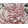 Chapeau organza : rose clair