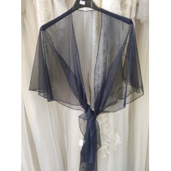 Etole en tulle : bleu marine