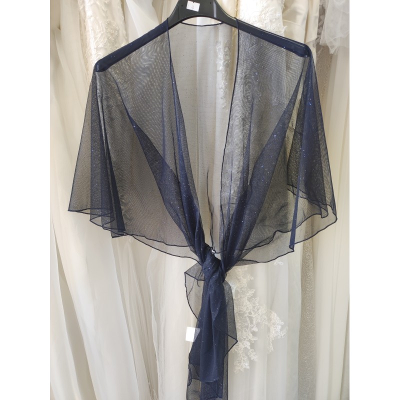 Etole en tulle : bleu marine