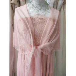 Etole en tulle : rose poudré