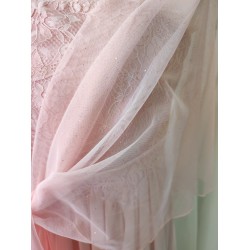 Etole en tulle : rose poudré