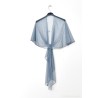 Etole en tulle : bleu Jean