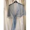 Etole en tulle : bleu Jean