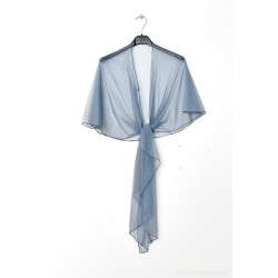 Etole en tulle : bleu Jean