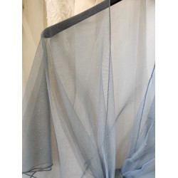 Etole en tulle : bleu Jean