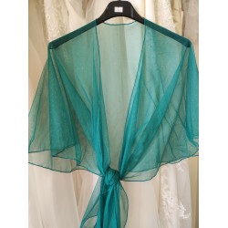 Etole en tulle : vert emeraude