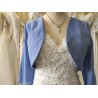 Veste/boléro TU mousseline : bleu Jean