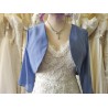 Veste/boléro TU mousseline : bleu Jean