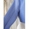 Veste/boléro TU mousseline : bleu Jean