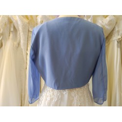 Veste/boléro TU mousseline : bleu Jean