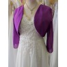 Veste/boléro TU mousseline : violet
