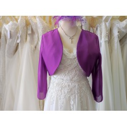 Veste/boléro TU mousseline : violet