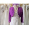 Veste/boléro TU mousseline : violet