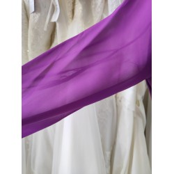 Veste/boléro TU mousseline : violet