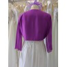 Veste/boléro TU mousseline : violet