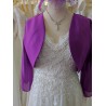 Veste/boléro TU mousseline : violet