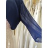 Veste/boléro TU mousseline : bleu marine