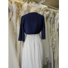 Veste/boléro TU mousseline : bleu marine