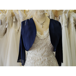 Veste/boléro TU mousseline : bleu marine